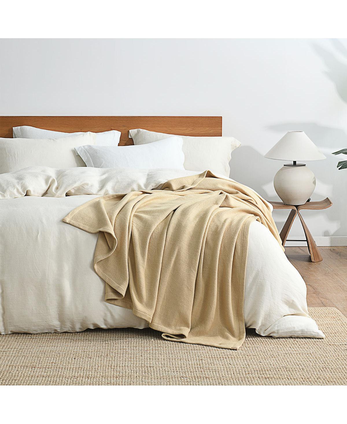 100% Cotton Blanket/Throw Jacquard, Full/Queen