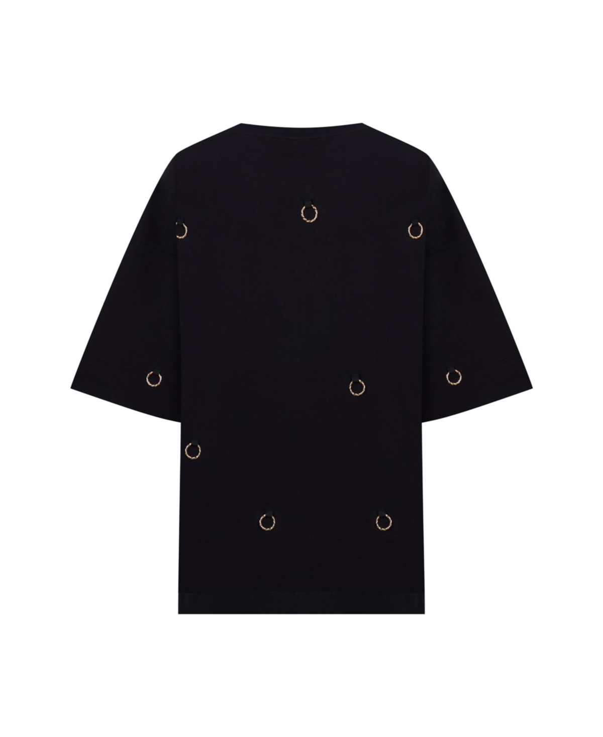Women's Gold Ring Detailed T-Shirt