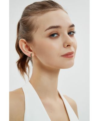 Adara Cubic Zirconia Hoop Earrings