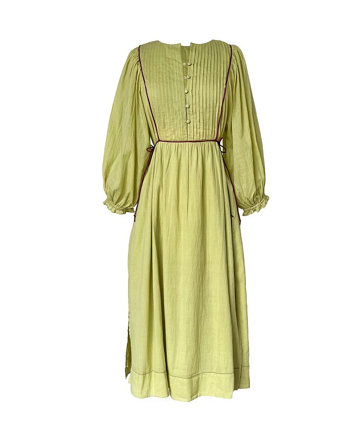 Baybala Mallie Dress in Chartreuse and Violet - Macy's