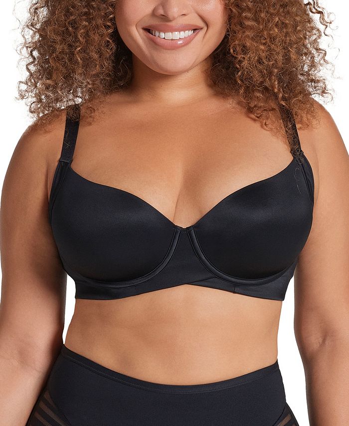 Leonisa Full Coverage Bra Comfy Lightly-Lined Lace - Underwire Contour Cups  Bras for Women Black at  Women's Clothing store