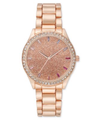 I.N.C. International Concepts - Women's Gold-Tone Bracelet Watch 36mm