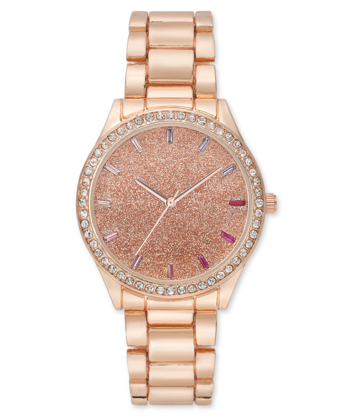 Inc International Concepts Women's Gold-tone Bracelet Watch 36mm, Created For Macy's In Rose Gold