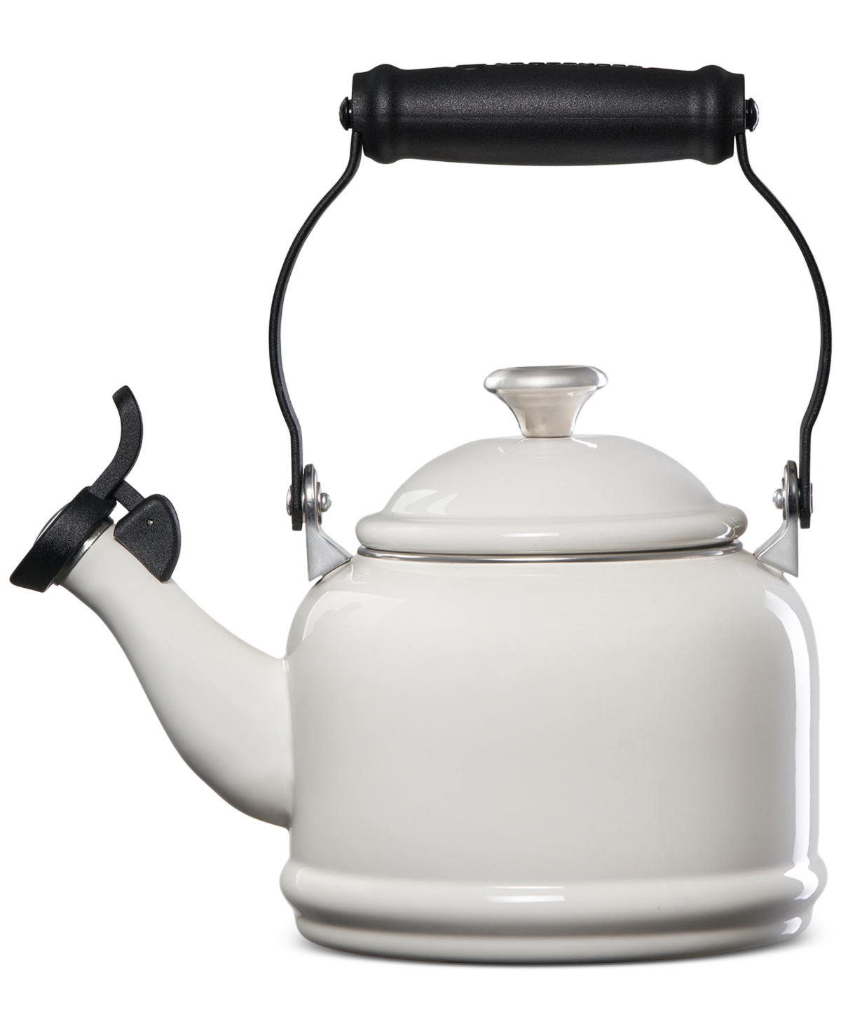 Le Creuset Enamel-on-steel Demi Kettle & Stoneware Mug Set In White