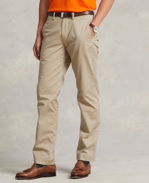 Мужские Polo Ralph Lauren Men's Straight-Fit Stretch Chino Pants