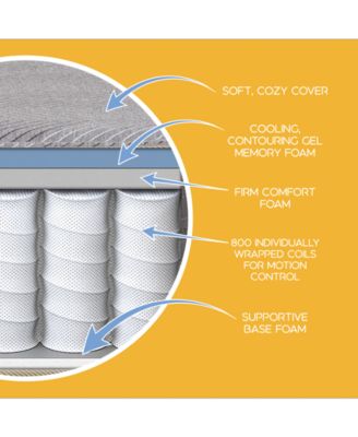 SIMMONS DEEP SLEEP 11 FIRM HYBRID MATTRESS COLLECTION 