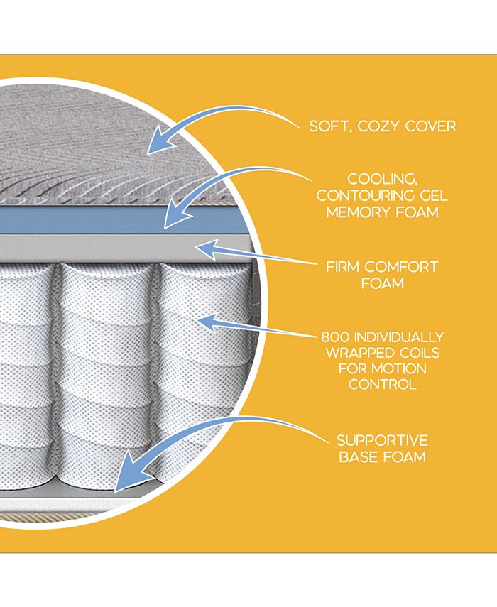 Simmons Deep Sleep 11" Firm Hybrid Mattress Full Macy's