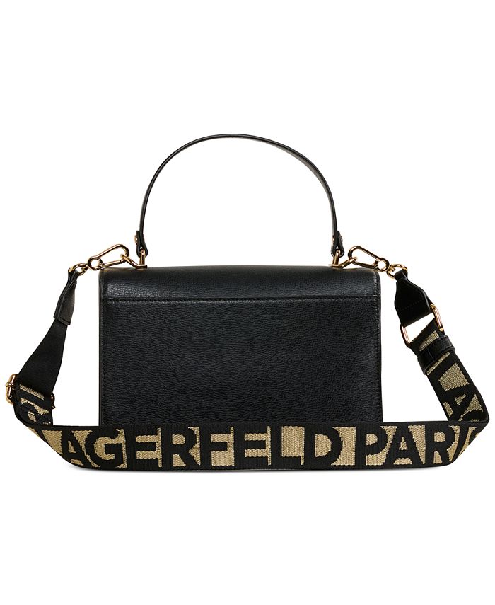 KARL LAGERFELD PARIS Simone Flap Leather Crossbody Macy's