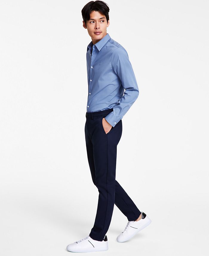 Calvin Klein Men's Slim-Fit Modern Stretch Chino Pants - Macy's