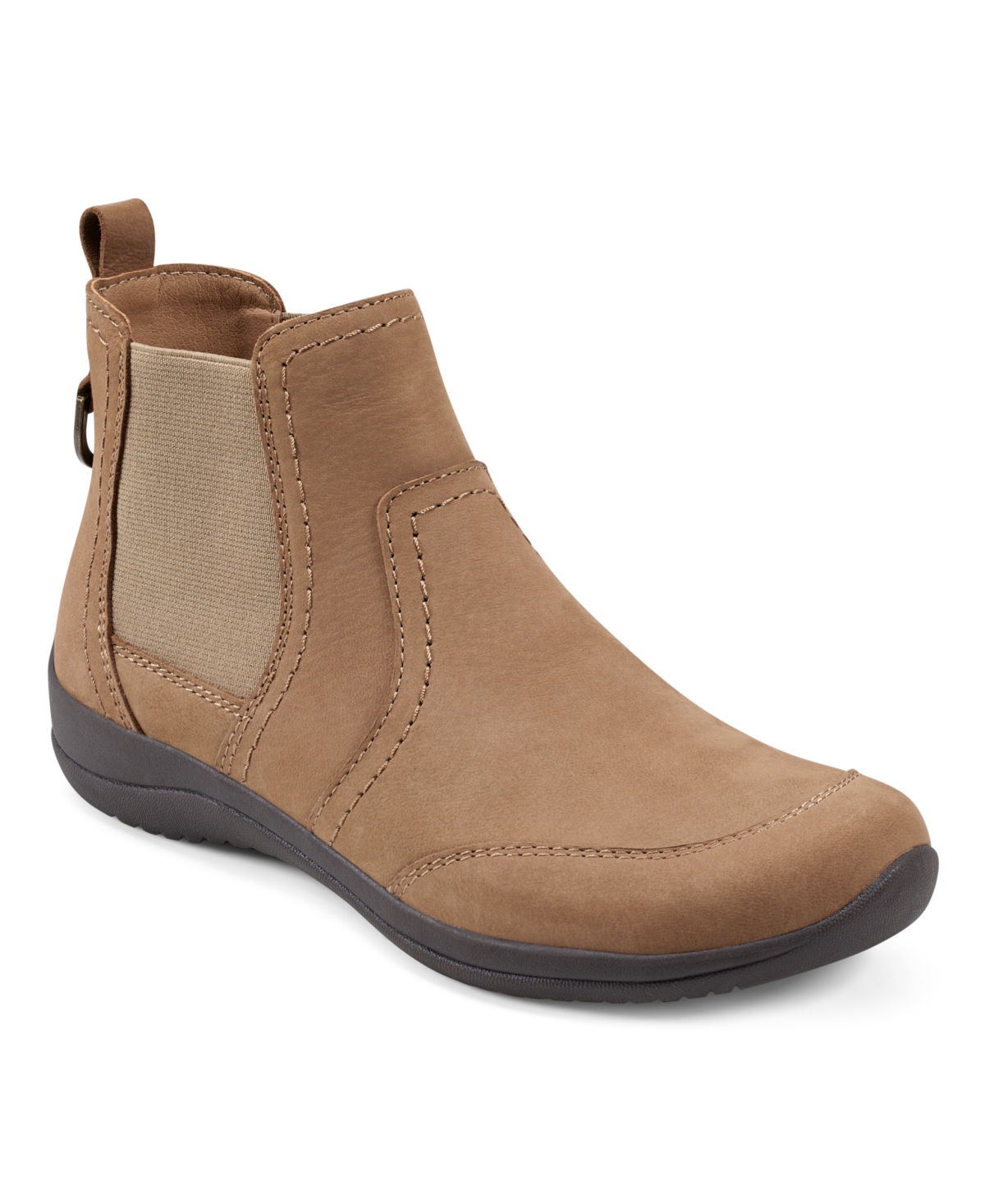 EARTH WOMEN'S FAINE ROUND TOE CASUAL PULL-ON FLAT BOOTIES