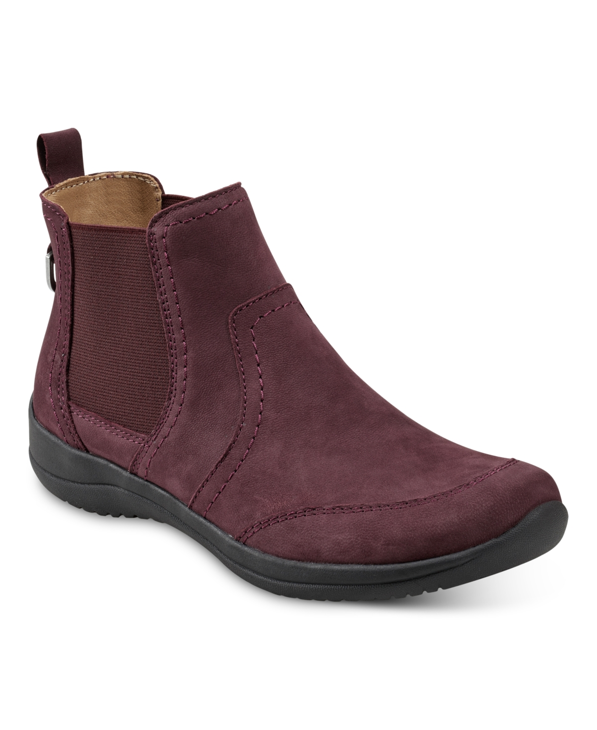 Dark cheap red booties
