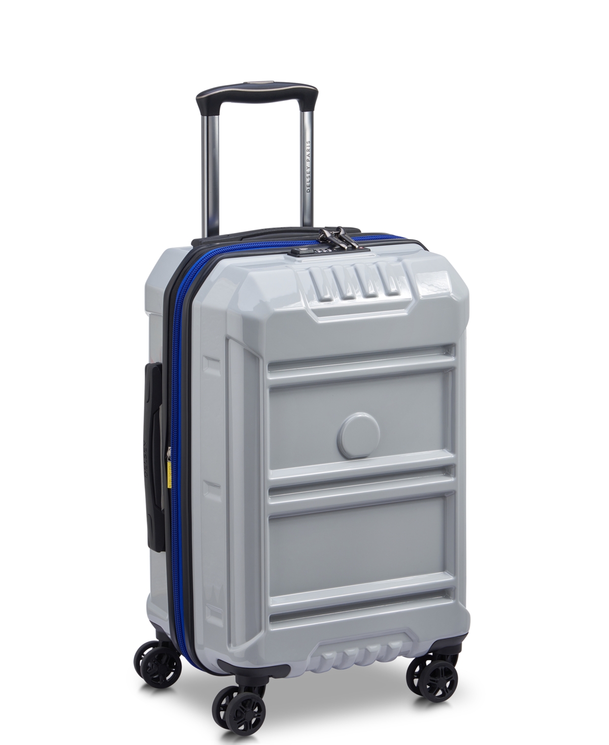 Delsey Rempart 19" Expandable Spinner Carry-on In Storm Gray