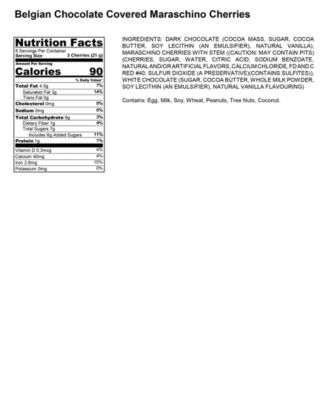 Classic Belgian Chocolate Covered Maraschino Cherries - 24 Pc