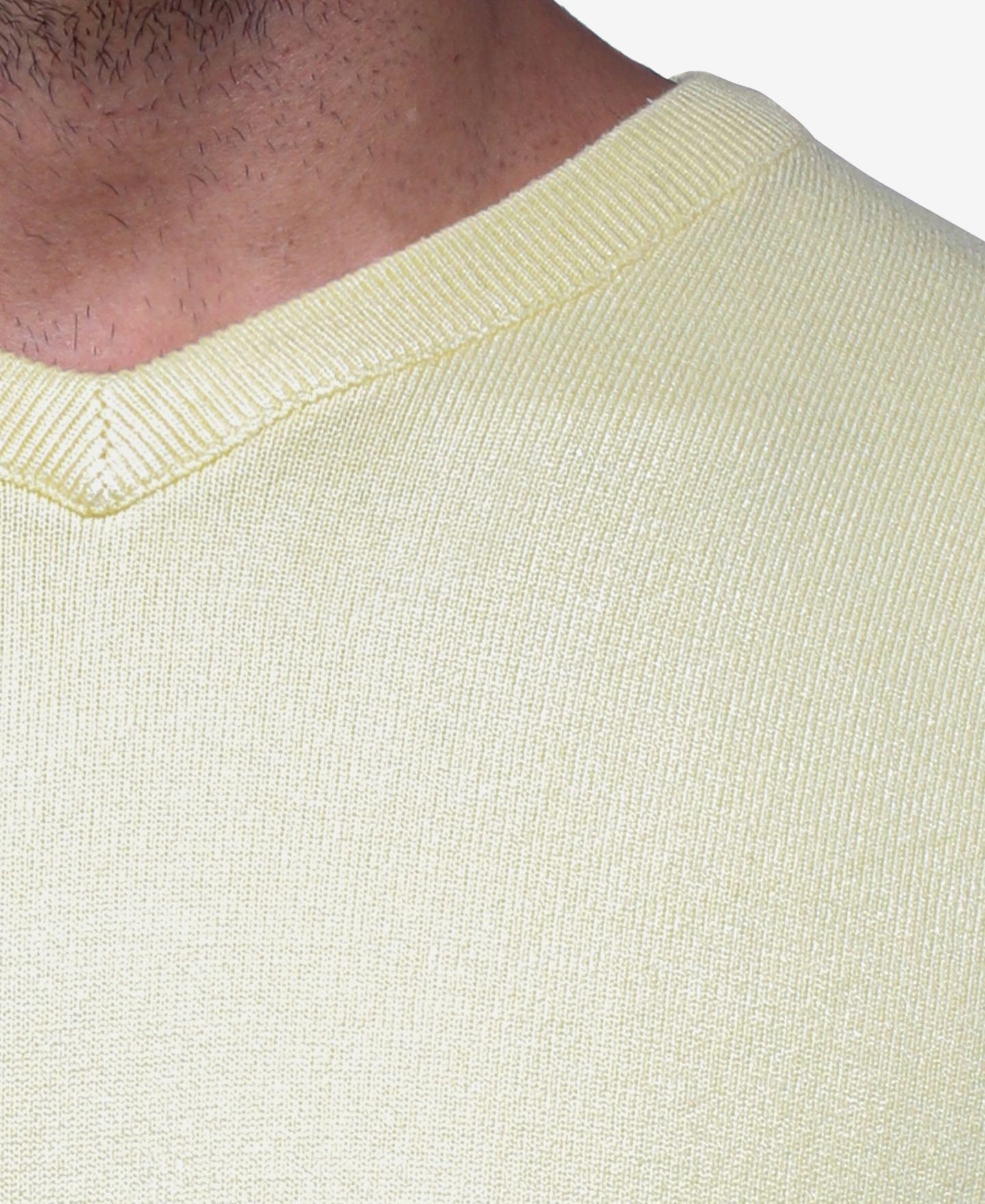 Мужской свитер XRAY Basic V-Neck, цвет: Banana — фото 5