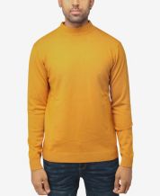 Mens yellow mock turtleneck store