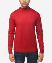 Mens red mock turtleneck hot sale
