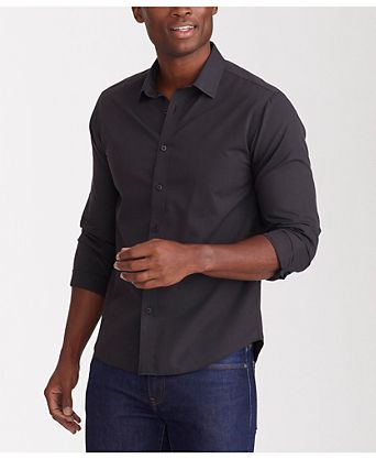 dress shirts untucked Casual down that every guy needs Untucked Slim Fit Total Stretch