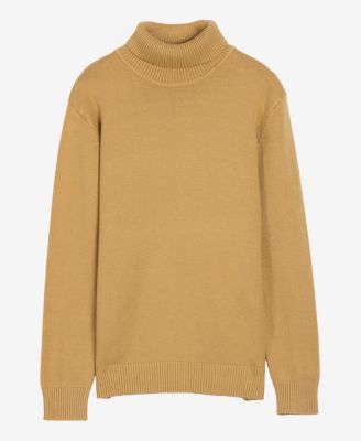 Boy's Basic Turtleneck Sweater