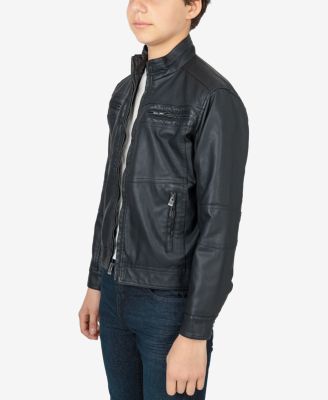 Boy's PU Jacket With Lining