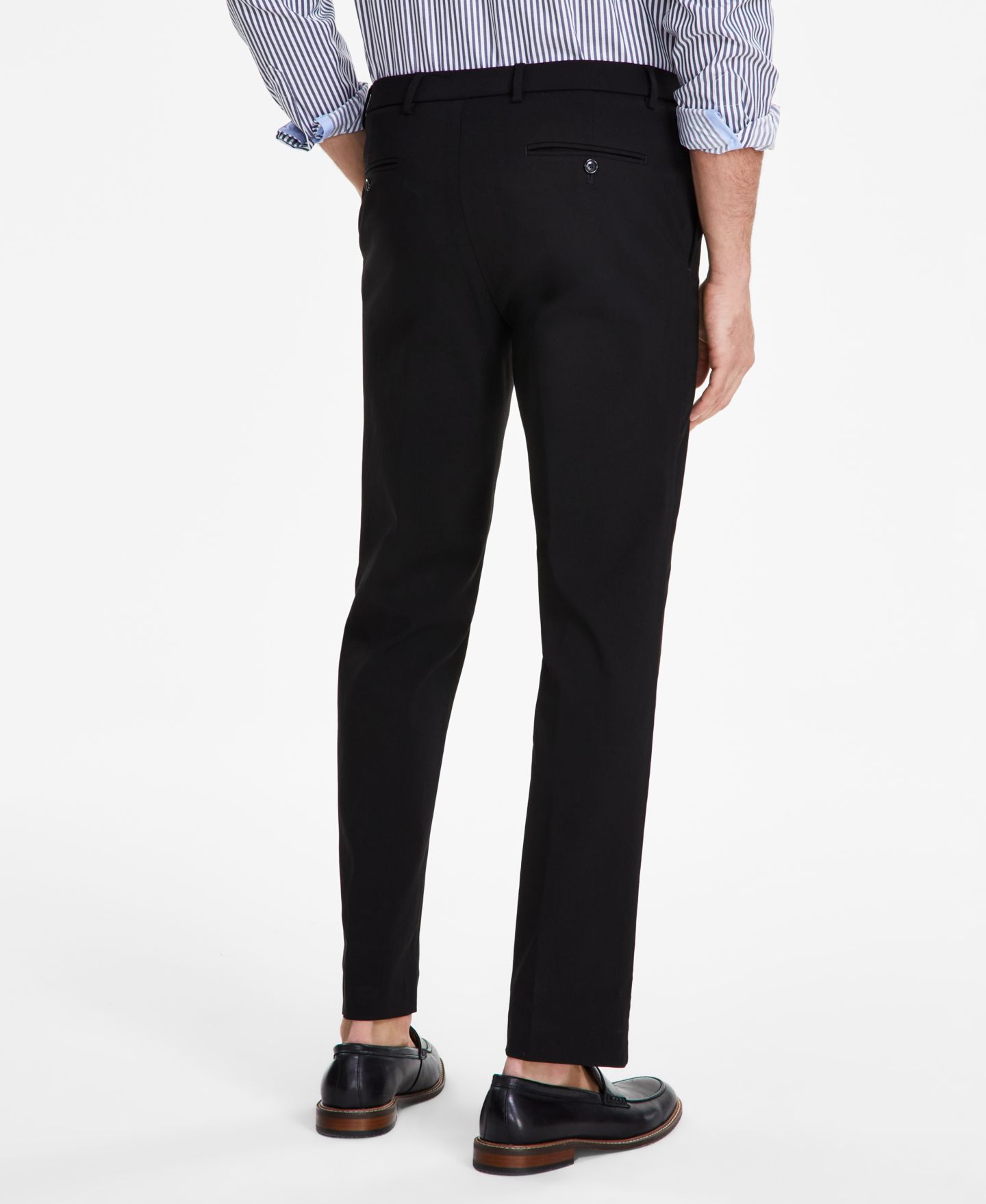 Мужские брюки Tommy Hilfiger Modern-Fit TH Flex Stretch Solid Performance, цвет: Чёрный — фото 7