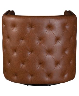 Capstone Swivel Tufted Chair