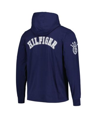 Men's College Navy Seattle Seahawks Morgan Long Sleeve Hoodie T-shirt