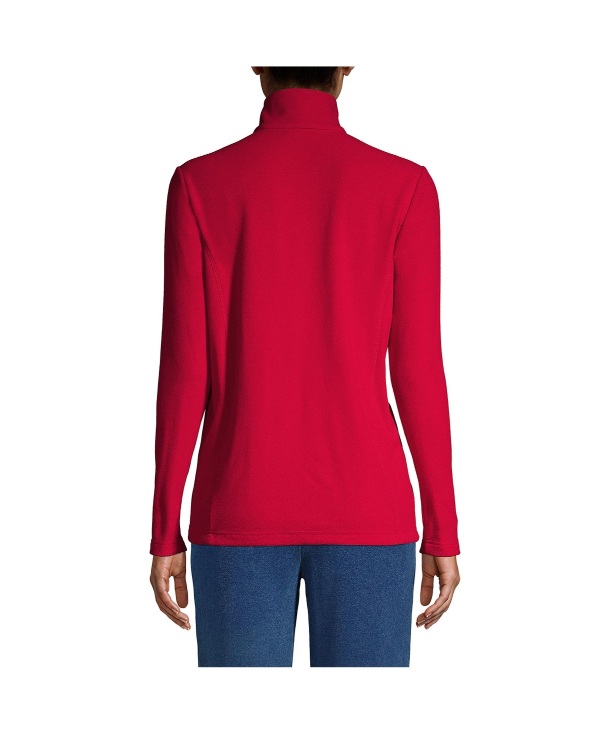 Lands end quarter zip fleece online