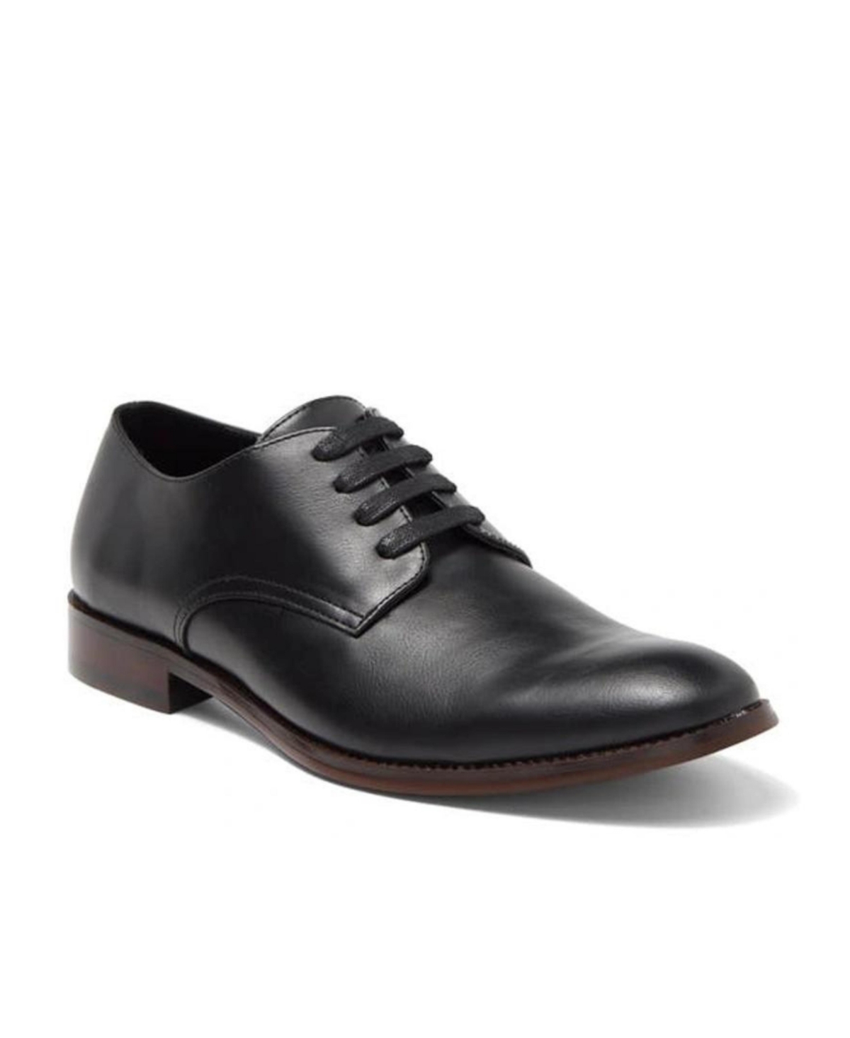 Men's Men s Fulton Dress Casual Lace-Up Plain Toe Derby Shoes - Black