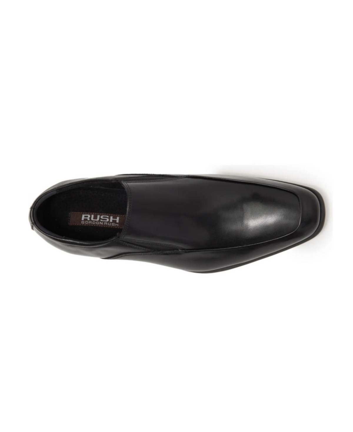 Rush Gordon Rush Men's Men s Jackson Dress Leather Double Gore Slip-On Venetian Loafer