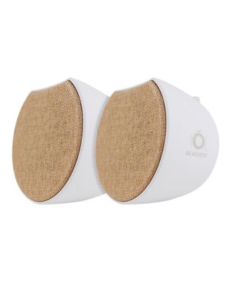 Newport Bluetooth 5.1 USB Charging Port Outlet Speakers, 2-Piece Set