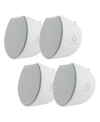 Newport Plug-in Outlet Speaker with Bluetooth 5.1 and Built-in USB Type-A Charging Port - Set of 4