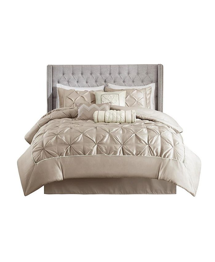 Gracie Mills Shelby 7-Piece Padded Comforter Set - Macy's