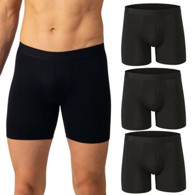 Men's Boxer Briefs 3 Pack Underwear Breathable Comfortable Trunks