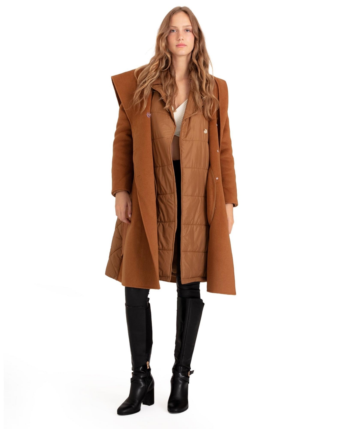 BELLE & BLOOM WOMEN WALK ME HOME CONVERTIBLE COAT