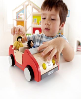 Dollhouse Red Family Car