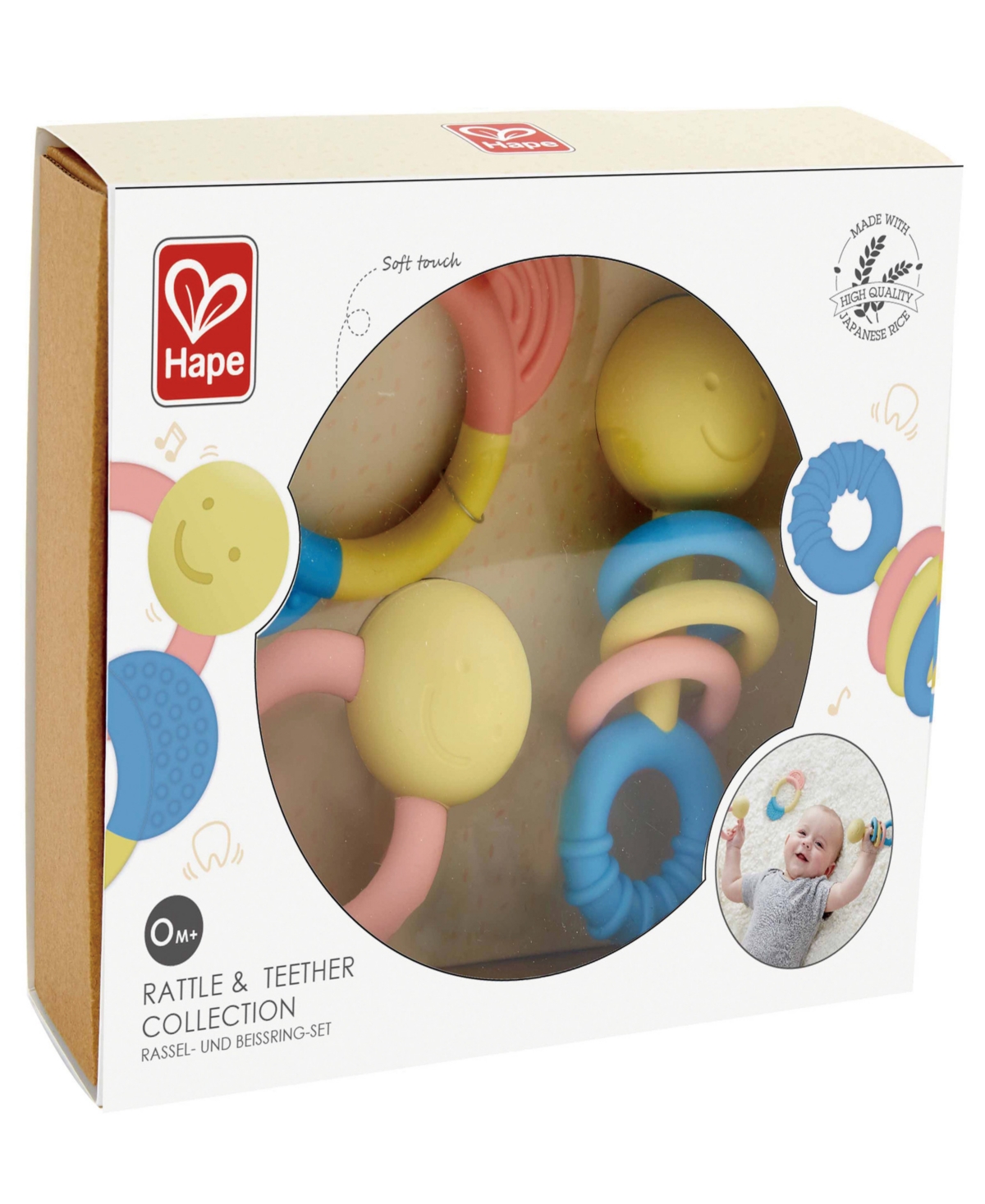 Shop Hape Rattle Teether Collection Teething Set In Multi