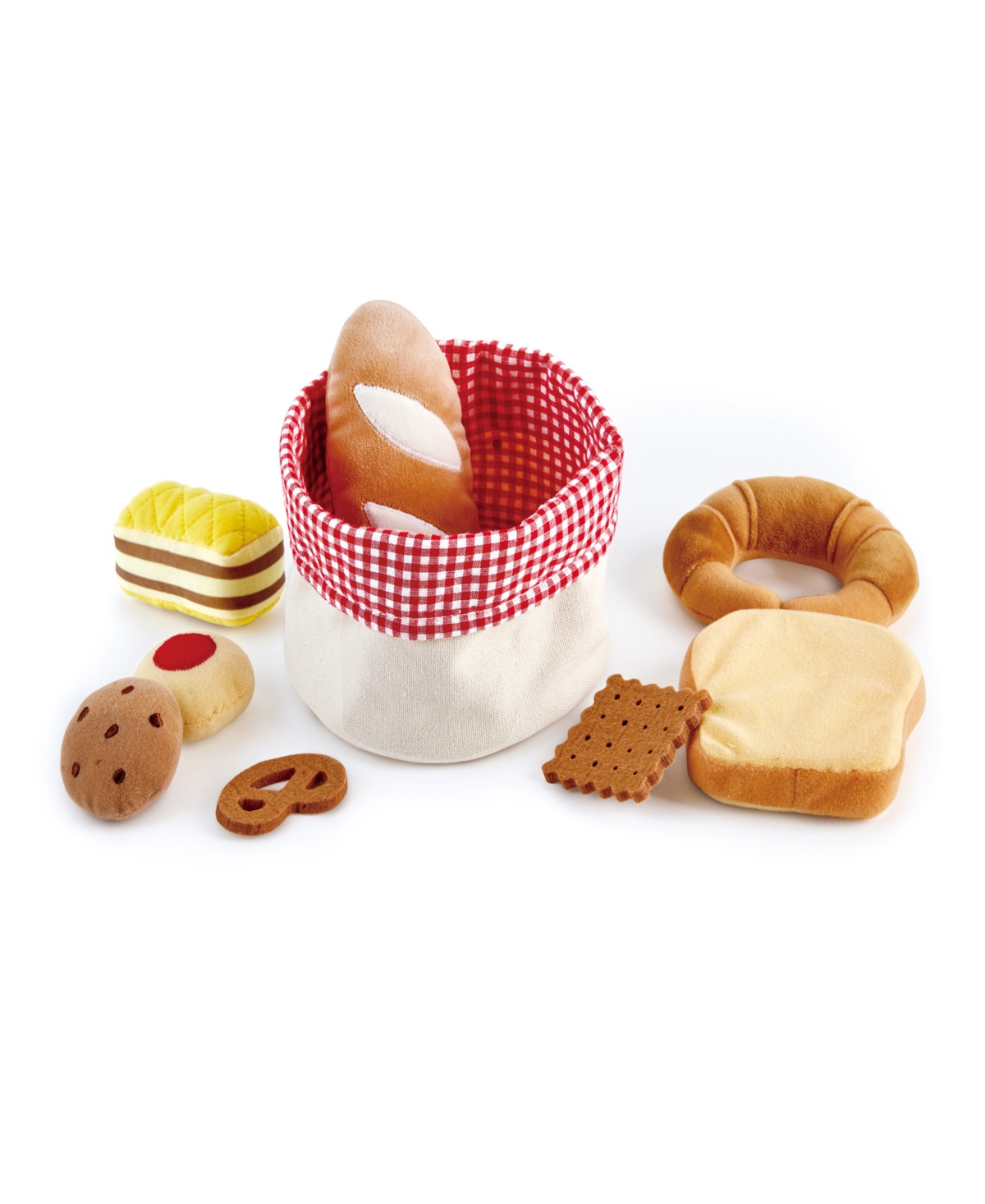Hape Toddler Bread Basket Kitchen Food Playset In Multi