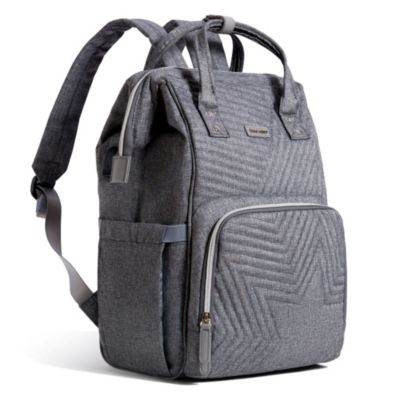 Sunveno Quilted Baby Gear Backpack - Gray 45$
