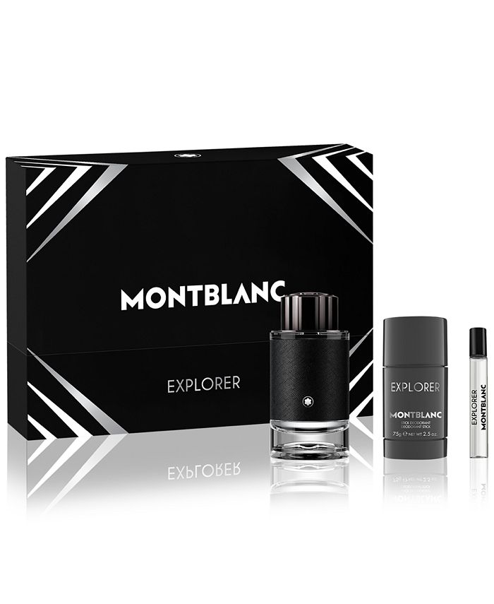 Montblanc Men's 3Pc. Explorer Eau de Parfum Gift Set Macy's