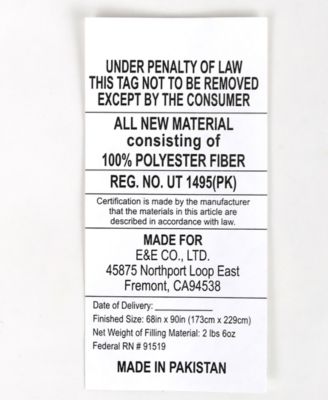 Winfield Cotton Percale Luxury Down Alternative Comforter, Twin/Twin XL