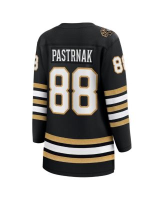 Women's David Pastrnak Black Boston Bruins 100th Anniversary Premier Breakaway Player Jersey