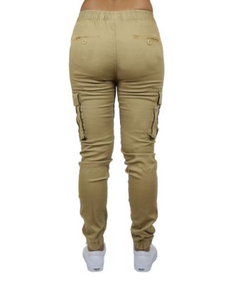 Women's Loose Fit Cotton Stretch Twill Cargo Joggers