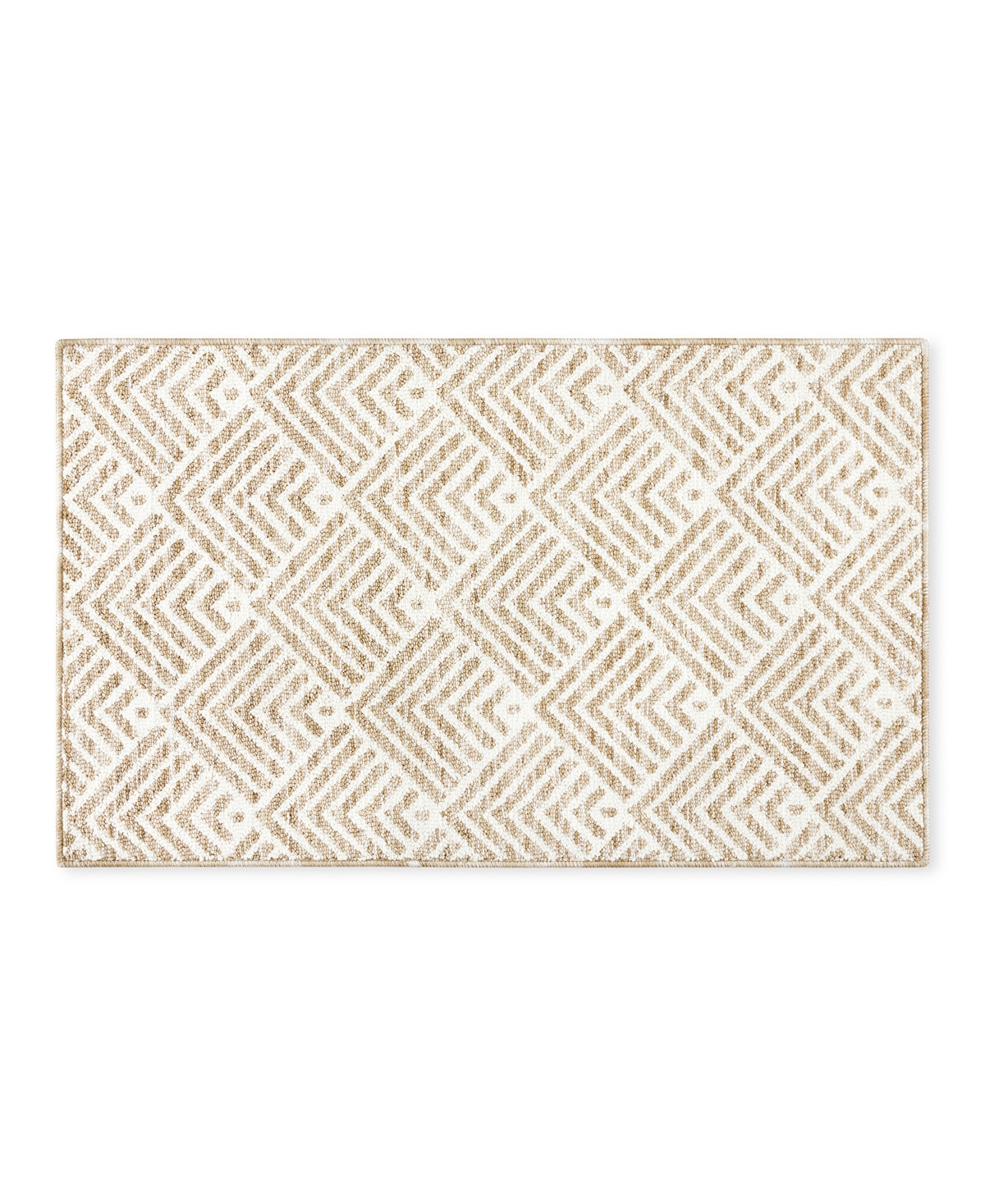 Town & Country Living Everyday Walker Everwash Kitchen Mat E003 2' X 3'4" Area Rug In Beige