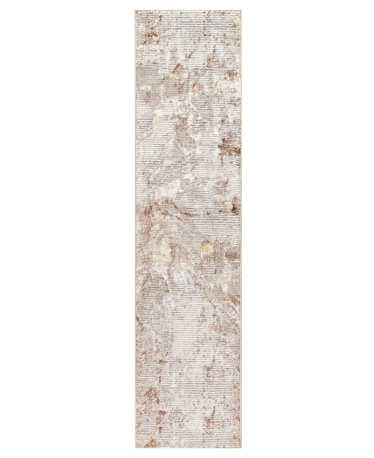 Town & Country Living Luxe Opaline 256 1'9" X 7'2" Runner Area Rug In Taupe