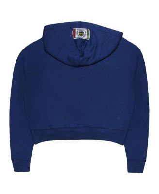 Mens HBCU Patches Crop Hoodie