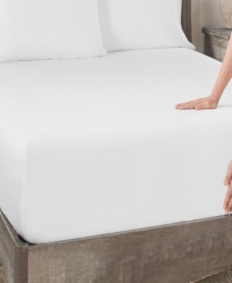 600 Thread Count Fitted Sheet Only - 100% Cotton Sateen, Fully Elasticized with Deep Pockets