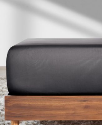 Deep Pocket Cotton Sateen Fitted Sheet Only, Twin