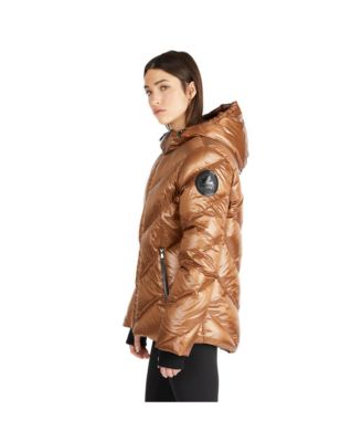 Women's Nelli Short Puffer Jacket with Fixed Hood