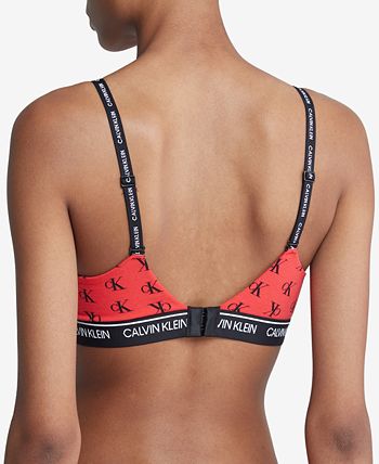 Calvin Klein Underwear Logo Embroidered Bralette - Farfetch
