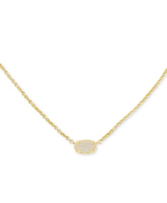 Kendra Scott - 14k Gold-Plated Drusy Stone 19" Adjustable Pendant Necklace